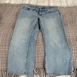 Lightly worn 9in Demi crop J. Crew Classic Blue Jeans